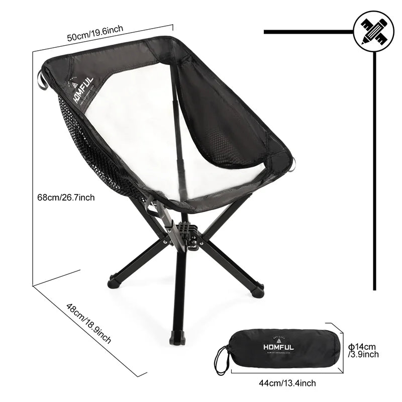Travel Ultralight Folding Chair – Lightweight, Durable & Built for Adventure