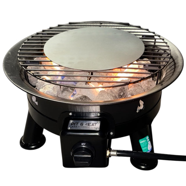 Pit & Seat Portable Gas BBQ FLAME - FREE SHIPPING AUS WIDE