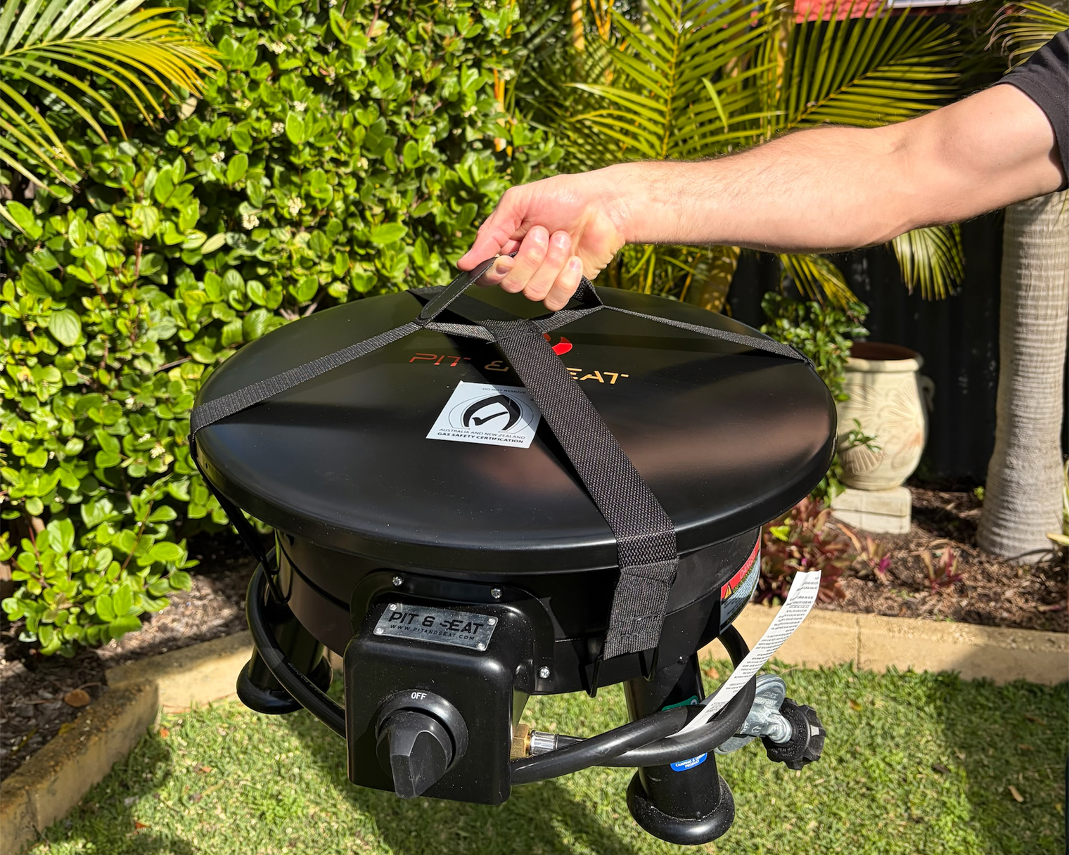 Portable Gas BBQ Flame | Outdoor Dual-Use