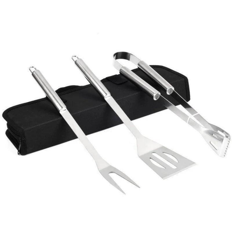 NNEOBA Stainless Steel BBQ Tools Set Silver