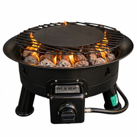 Portable Gas BBQ Flame | Outdoor Dual-Use