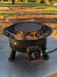 Pit & Seat Portable Gas BBQ FLAME