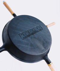 Korean BBQ Cast Iron Cooking Pan (4-Handle Design) COMING SOON!