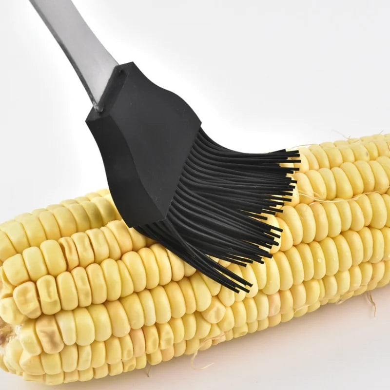 NNEOBA 9-Piece Stainless Steel BBQ Grill Tool Set Silver