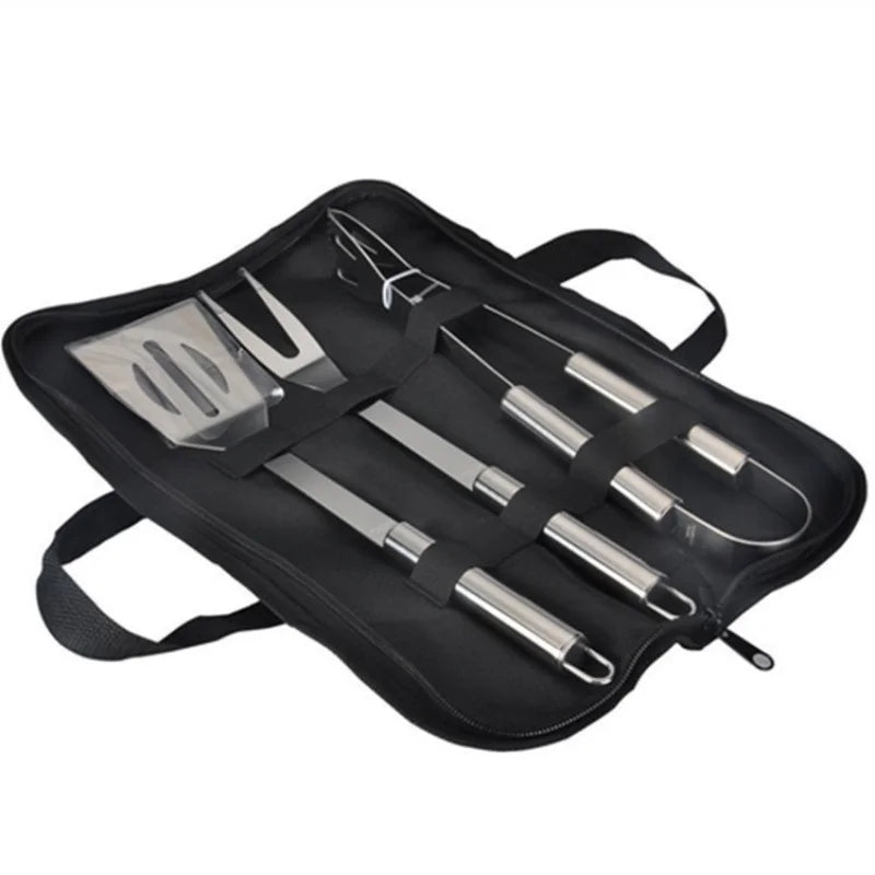 NNEOBA Stainless Steel BBQ Tools Set Silver