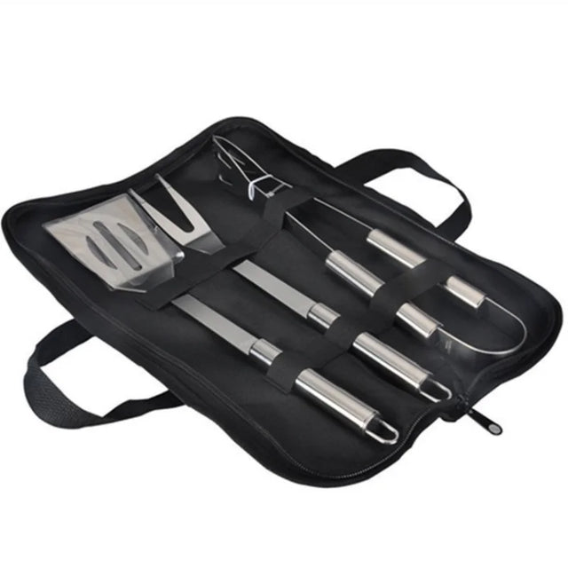 NNEOBA Stainless Steel BBQ Tools Set Silver